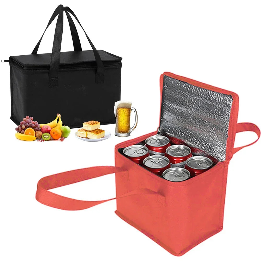 Folding Cooler Bag — Insulated Lunch & Delivery Tote