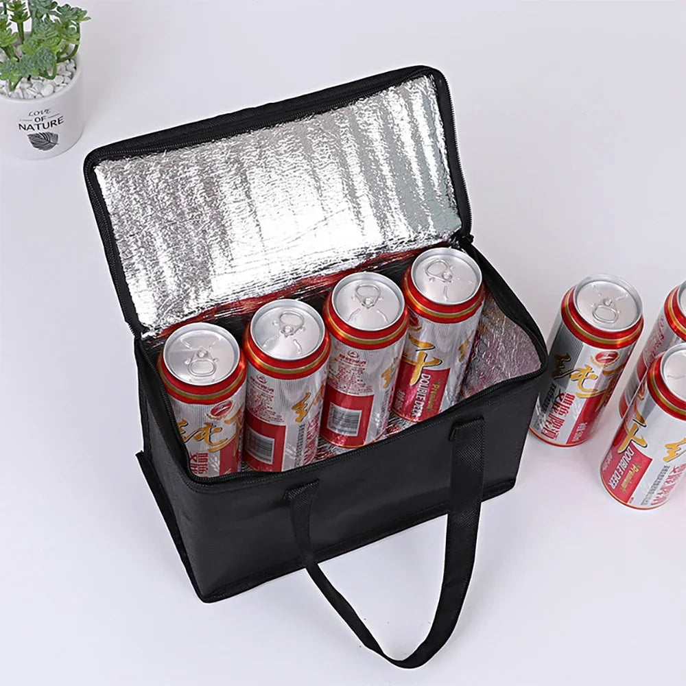 Folding Cooler Bag — Insulated Lunch & Delivery Tote