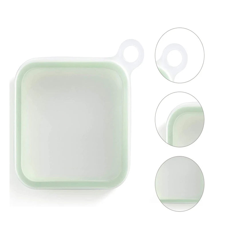 Sandwich Bento Box — Portable Silicone Lunch & Snack Container