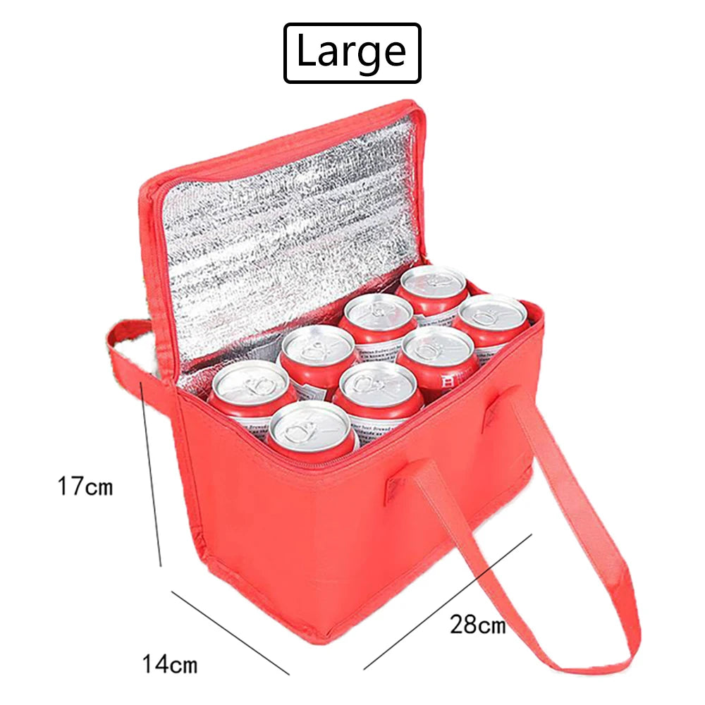 Folding Cooler Bag — Insulated Lunch & Delivery Tote